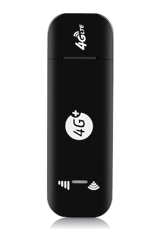 Springsun 4g Lte Usb Modem Mobil Wifi Hotspot Sım Kart Yuvası İle 150mbps Dl 50mbps Ul Maksimum 10 Cihaz Harici Anten Portları Siyah