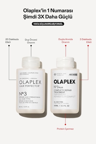 No.3 Plus Complete Repair Treatment Double Power Duo - Anında Etkili, Güçlendirilmiş İkili Yoğun Onarıcı Bakım Seti