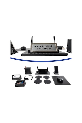 Prozenis Pr808 Masa Üstü İsimliği Kalemlik Seti 8 Parça