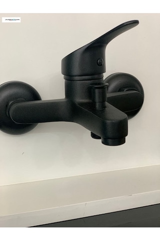 Armour Armatür Banyo Batarya Seti 2'li Siyah Siyah