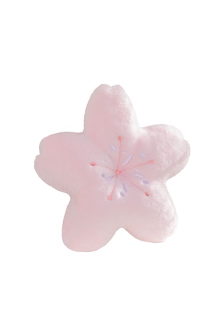 Youmex Pembe Pamuklu Kiraz Flanel Dekoratif Yastık - 45 Cm X 45 Cm Boyutlu, 350g Ağırlıkta Pembe