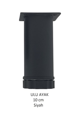 Ulu Ayak 10cm Vidalar Dahil Siyah Siyah