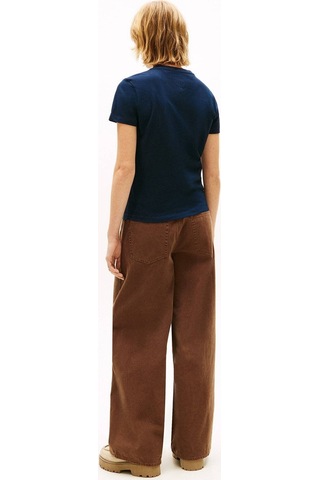 Tommy Jeans Kadın Tişört Dw0dw22277 Lacivert