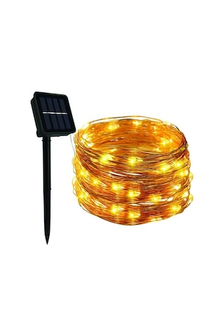 100 Led Solar 12 Metre 7 Mod Işık Zinciri Diğer