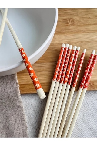 Chopsticks Bambu Yemek Çubuğu 10'lu Ahşap