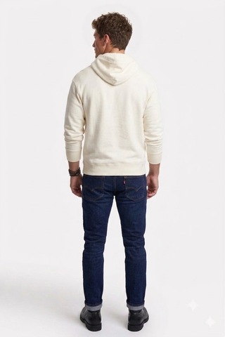 Levi's Pamuk Kapüşonlu Gold Tab Hoodıe - Sweatshirt A6330-0002 Kirli Sarı-aw18