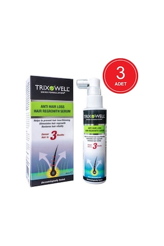 Trixowell Saç Dökülmesine Karşı Serum 3 x 60 ML