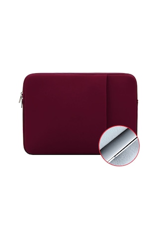 Dizüstü Bilgisayar Kılıfı, Yumuşak Dizüstü Bilgisayar Kılıfı, Xiaomi, Lenovo, Hp, Dell, Asus, 11, 13, 15 İnç Şarap Kırmızısı 15.6 İnç, Diğer