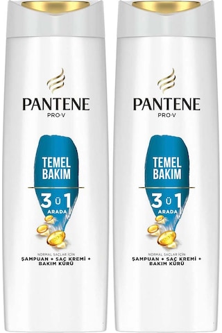 Pantene Normal Saçlar 3'ü 1 Arada Temel Bakım Şampuanı 2 x 600 ML