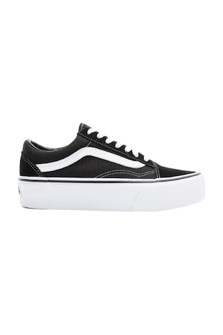 VANS OLD SKOOL PLATFORM UNISEX AYAKKABI VN0A3B3UY281 Siyah - Beyaz