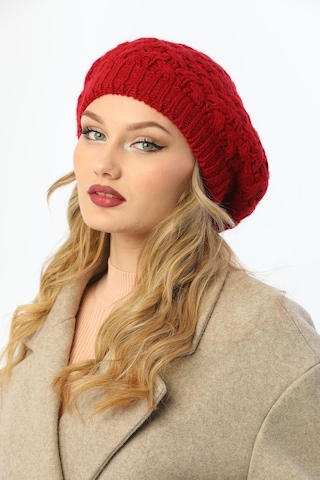 Çift Kat Bordo Kadın Ressam Bere Bordo