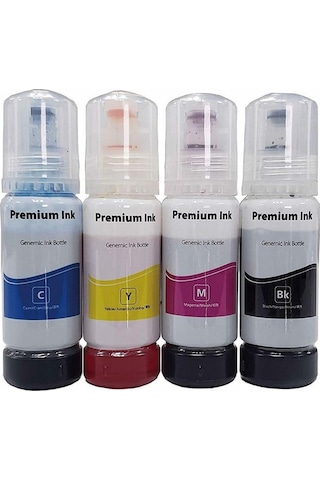 Epson L3250/l3251/l3252/l3256/l3260 103 Uyumlu Mürekkep 4 Renk