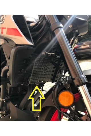 Yamaha MT25 Radyatör Koruma Alüminyum Siyah 2014-2022
