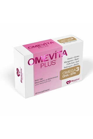 Biowins Pharma Omevita Plus Omega 3 Dha Epa Multivitamin Multimineral 30 Yumuşak Kapsül