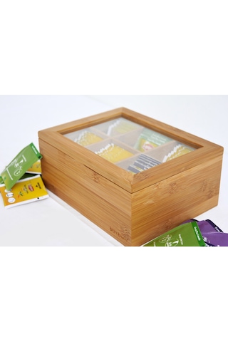 Misto - 6 Bölmeli Çay Kutusu