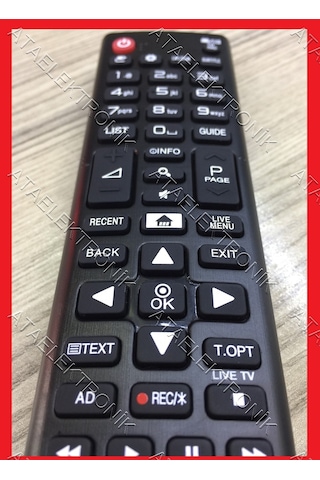 LG Uyumlu Kisa Model Beyaz Home Akb 74915324 Led Tv Televizyon Kumandası