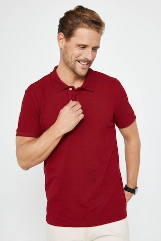 Tudors Erkek 3'lü Paket En Güzel Kırmızı Tonları Slim Fit Dar Kesim Pamuklu Düz Pike Polo Yaka Tişört-33009 Kırmızı