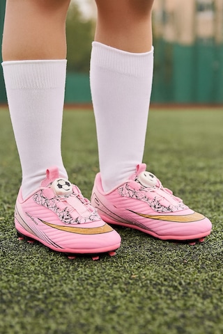 Mini Bonito Üniseks Yeni Nesil Mekanizmalı Futbol Kramponu Pembe