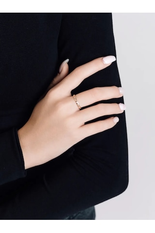 Voznesenskij Uvelirnyj Zavod 925 Ayar Gümüş "koru Ve Müstafa Kıl" Altın Kaplamalı Yüzük 272518978 Altın