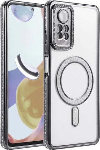 Xiaomi Redmi Note 12 Pro 4g Joke Simli Magneticsafe Kılıf - Siyah
