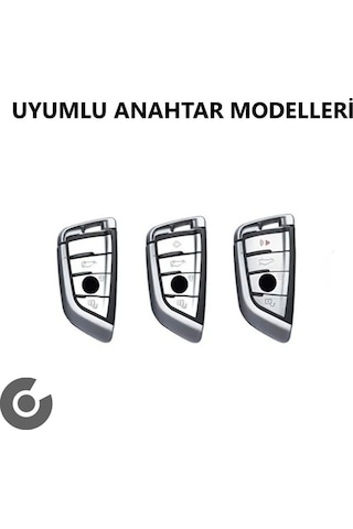Bmw 1 3 5 6 7 Serisi G32 G30 G20 G11 & X1 X3 X5 X6 X7 & Z4 M Desenli Silikon Anahtar Kılıfı 1 Adet