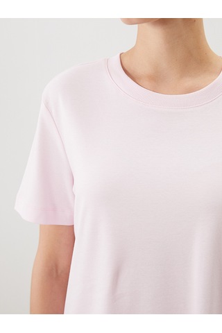 Lcw Comfort Pembe %100 Pamuklu Kadın Tişört