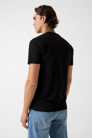 Guess Regular Fit Kesimli T-shirt Siyah