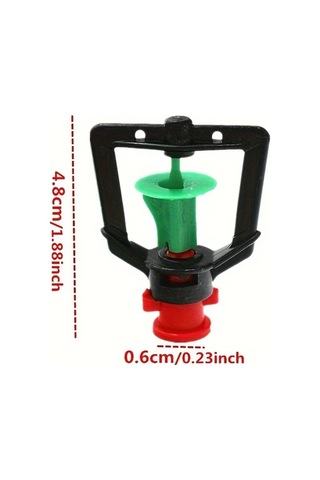 Elmpaly 50 Adet 360 Dönen Mikro Fıskiyeler - Sera Ve Çim Sulama İçin Dayanıklı Plastik Ters Tasarım