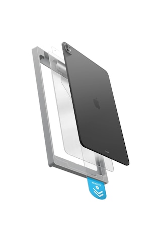 Apple Uyumlu iPad Air 7. Nesil M3 Ve 6. Nesil M2 11 Inç Ekran Koruyucu Temperli Cam Optix Exofit Kolay Kurulum