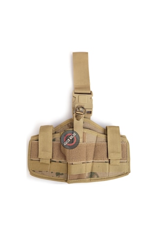 Jandama Kamuflaj Desen Silah Kılıfı Pöh Bacak Tabanca Kılıfı Çok Renkli