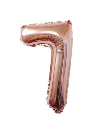 7 Rakam Rose Gold Folyo Balon 40 İnç 100 Cm 7 Rakam Rose Gold Folyo Balon 40 İnç 100 Cm