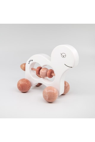 Ahşap Kaplumbağa Beyaz