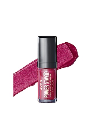 Avon Powerstay High Voltage Spark Likit Ruj Cherry Charge