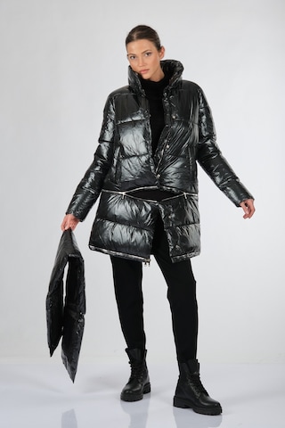 Rugu Siyah Kadın Mont Tr8208 S 001