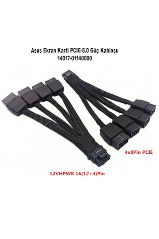 Ekran Kartı Güç Kablosu Pcı-e 5.0 4x8pin/16pin 12+4 14017-01140