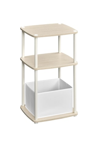 Süper Hızlı Montajlı 3 Raflı Sehpa, Modern & Pratik Krem