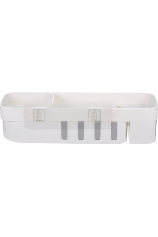 Novahub Pratik Duvardan Montajlı Plastik Raf - Banyo & Mutfak Organizasyonu İçin Diğer