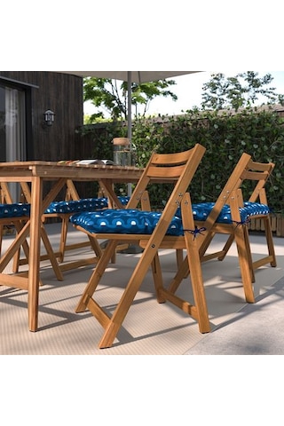 Ikea Klösan Dış Mekan Sandalye Minderi, Koyu Mavi, 44x44 Cm