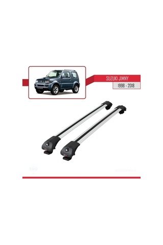 Suzuki Jimny 1998-2018 Arası İle Uyumlu Ace-1 Ara Atkı Tavan Barı Gri