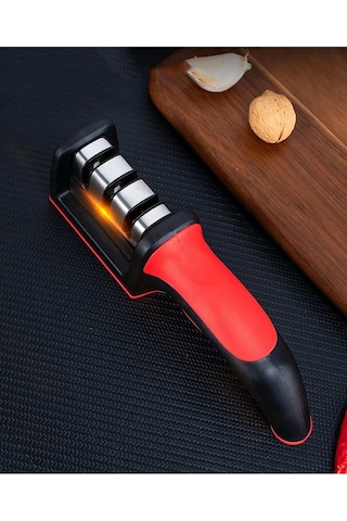 Tüm Bıçaklara Uyumlu Bıçak Bileyici 3 Açılı Elmas Seramik Tungsten Çelik Bıçakları Bileme