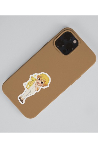 Demon Slayer-zenitsu Agatsuma-nezuko Kamado-2li Sticker Set Parlak Kağıt-süsleme Etiket-ds-29-30
