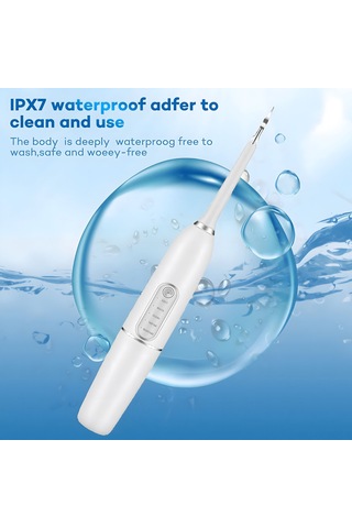 Samdoo Beyaz Usb Şarjlı Ipx7 Su Geçirmez 5 Modlu Ultrasonik Otomatik Diş Fırçası Temizleyici Çok Renkli