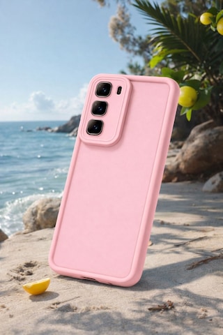 Infinix Hot 60i 4g / Hot 60 5g Uyumlu Kamera Korumalı Mat Silikon Telefon Kılıfı