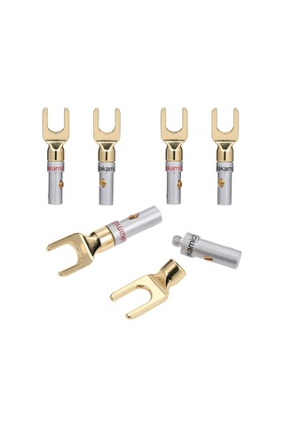 Y Tip Ses Bağlantı Adaptörü - Altın Ve Gümüş Kaplama Kırmızı & Siyah Ses Kanalı Bağlantısı 3 Veya 5 Çift