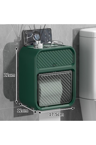 Skycity Duvar Takılı Makyaj Dolabı, Su Geçirmez Tasarım, Delme Yok Kurulum, Konforlu Kullanim, Dayanıklı Malzeme, Yeşil Renk Diğer