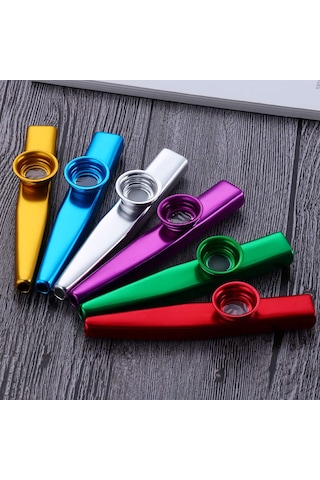 Midex KZ-25X Renkli Full Set Plastik Kazoo 7'li Set Tüm Renkler