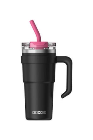 Dodge Trekking Çelik Termos Mug 750ml Siyah Siyah