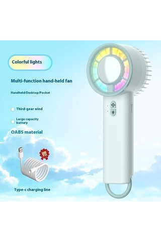 Mini El Fanı Usb Küçük Elektrikli Fan 6348 3 Kollu Yok Usb 50 Adetten Az