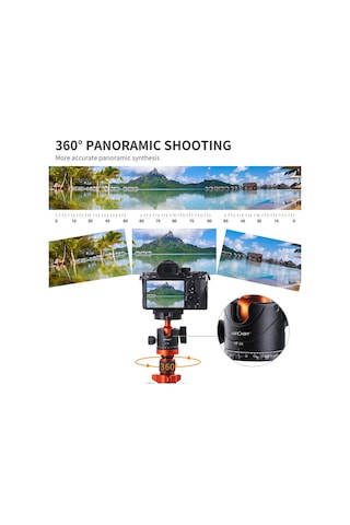 K&f Concept - Sa254m2 175cm Ball Head Kit'li Tripod Ve Monopod Kf09.089