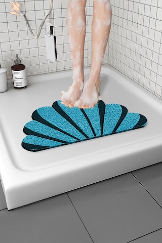 Deniz Kabuğu Banyo Paspası Kaymaz Taban Yumuşak Esnek Paspas Islak Zemin Hijyenik Paspas 40x60 Cm